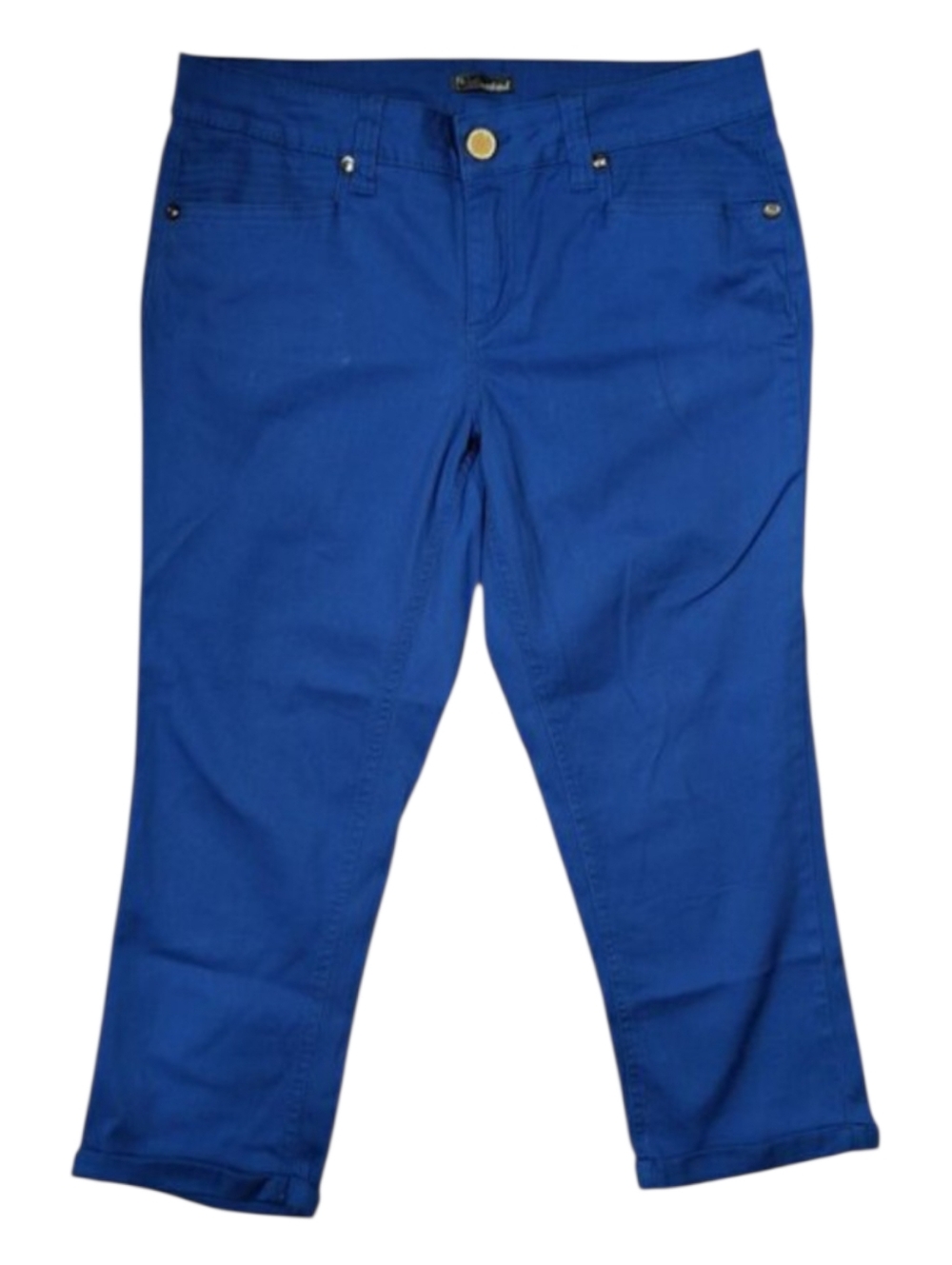 Women’s Size 6 Capri Pants Blue Mid Rise By New Directions